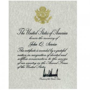 Pres Mem Cert